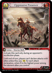 Oppressive Presence - 113 - Rare - Mortal Ambition
