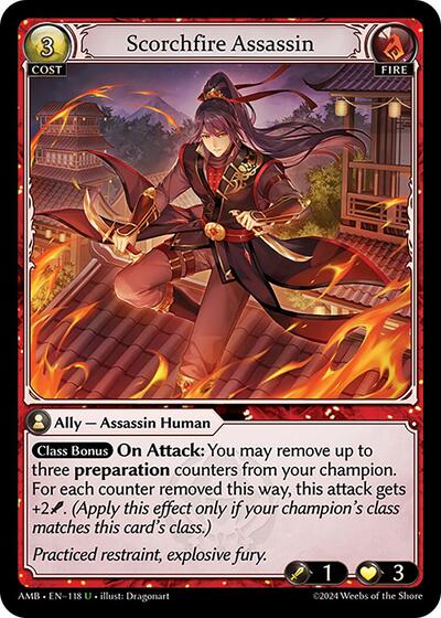 Scorchfire Assassin - 118 - Uncommon - Mortal Ambition