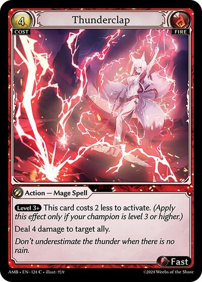 Thunderclap - 124 - Common - Mortal Ambition