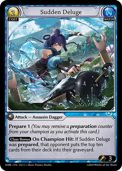 Sudden Deluge - 154 - Uncommon - Mortal Ambition