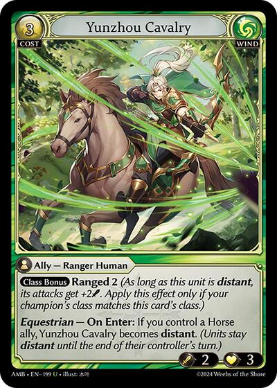 Yunzhou Cavalry - 199 - Uncommon - Mortal Ambition