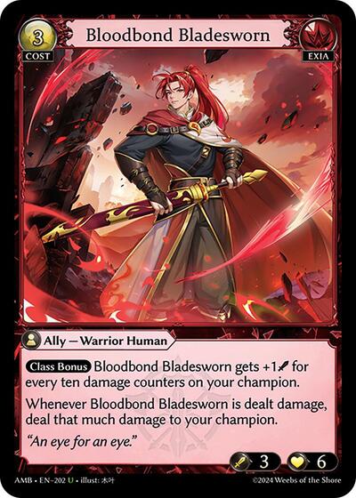 Bloodbond Bladesworn - 202 - Uncommon - Mortal Ambition