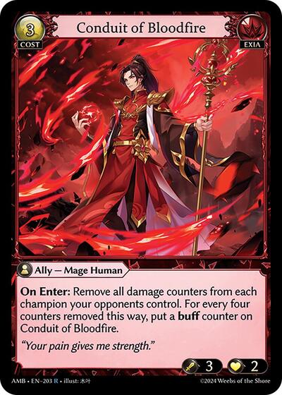 Conduit of Bloodfire - 203 - Rare - Mortal Ambition