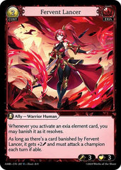 Fervent Lancer - 207 - Rare - Mortal Ambition