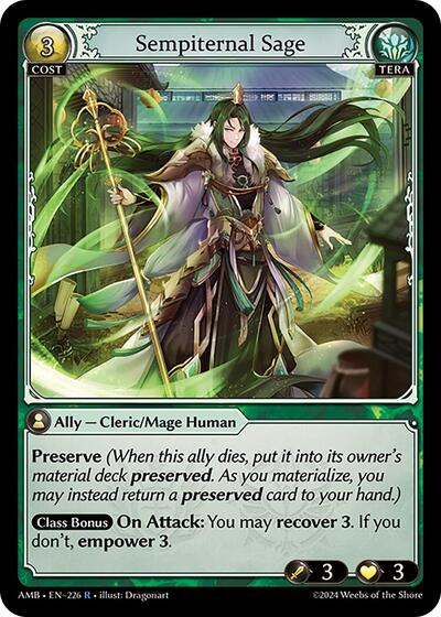 Sempiternal Sage - 226 - Rare - Mortal Ambition