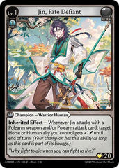 Jin, Fate Defiant - 003 - Common - Mortal Ambition Starter Decks