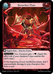 Berserker Plate - 019 - Super Rare - Mortal Ambition Starter Decks