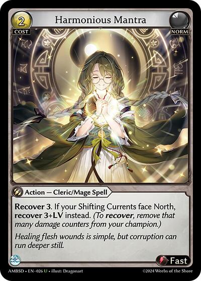 Harmonious Mantra - 026 - Uncommon - Mortal Ambition Starter Decks