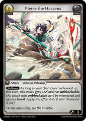 Pierce the Heavens - 029 - Rare - Mortal Ambition Starter Decks