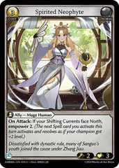Spirited Neophyte - 034 - Uncommon - Mortal Ambition Starter Decks