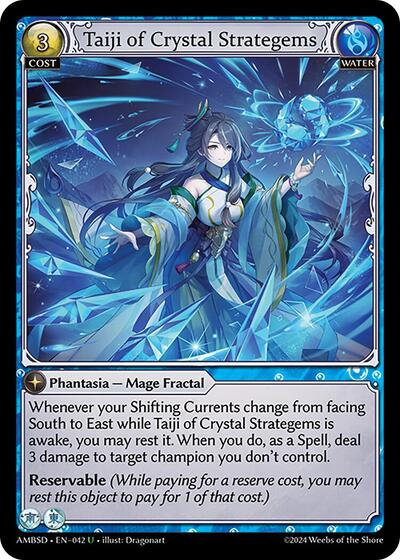Taiji of Crystal Strategems - 042 - Uncommon - Mortal Ambition Starter Decks