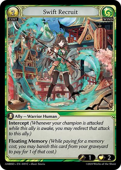 Swift Recruit - 049 - Common - Mortal Ambition Starter Decks