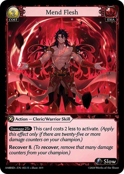 Mend Flesh - 055 - Rare - Mortal Ambition Starter Decks