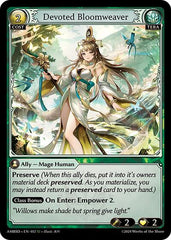 Devoted Bloomweaver - 057 - Uncommon - Mortal Ambition Starter Decks