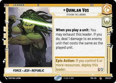 Quinlan Vos - Sticking the Landing - 018/257 - Common - Twilight of the Republic