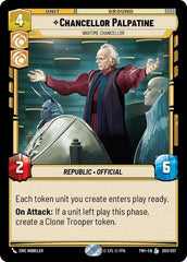 Chancellor Palpatine - Wartime Chancellor - 203/257 - Legendary - Twilight of the Republic