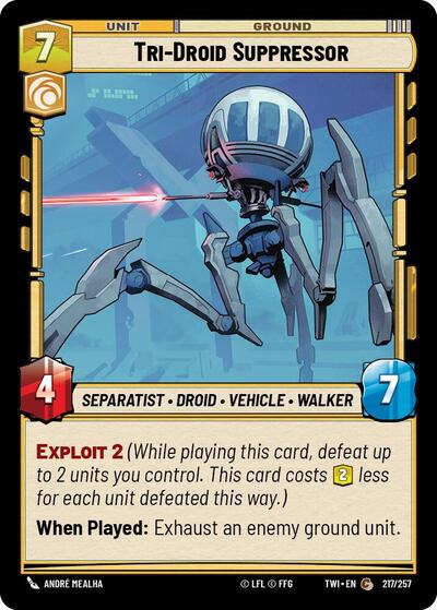 Tri-Droid Suppressor - 217/257 - Common - Twilight of the Republic
