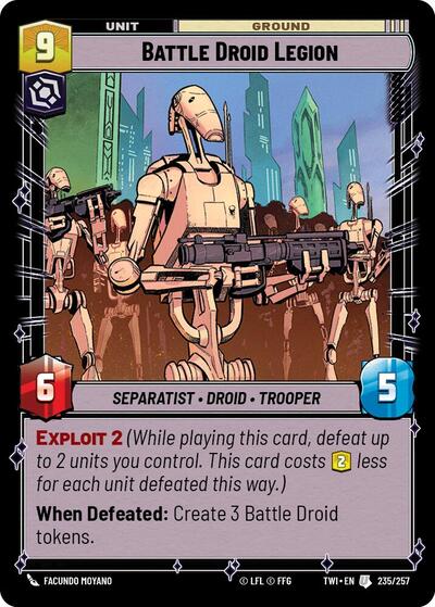 Battle Droid Legion - 235/257 - Uncommon - Twilight of the Republic