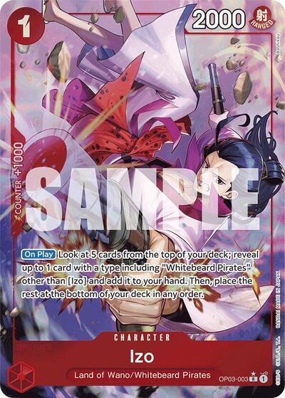 Izo - OP03-003 - Rare (Alternate Art) - The Best
