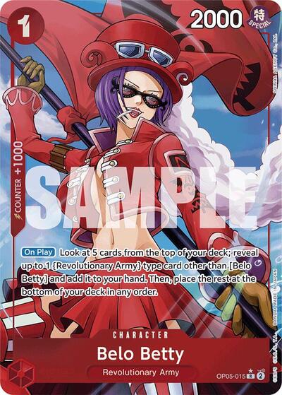 Belo Betty - OP05-015 - Rare (Alternate Art) - The Best