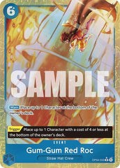 Gum-Gum Red Roc - OP04-056 - Rare (Alternate Art) - The Best
