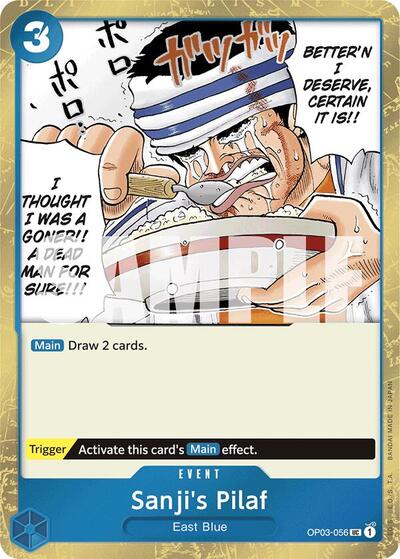 Sanji's Pilaf - OP03-056 - Uncommon (Jolly Roger Foil) - The Best