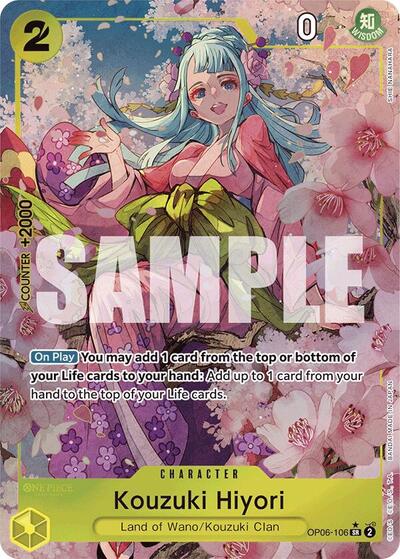 Kouzuki Hiyori - OP06-106 - Super Rare (Alternate Art) - The Best