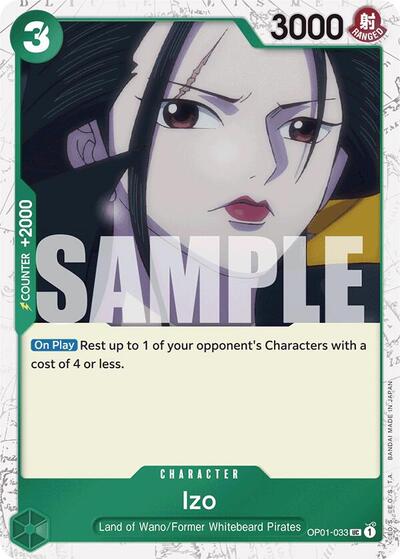 Izo - OP01-033 - Uncommon (Jolly Roger Foil) - The Best