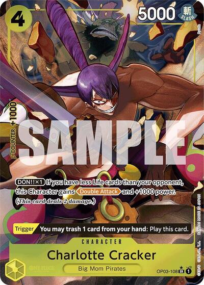 Charlotte Cracker - OP03-108 - Super Rare (Alternate Art) - The Best
