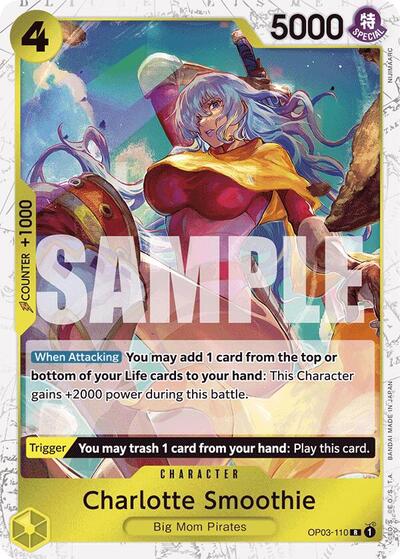 Charlotte Smoothie - OP03-110 - Rare (Jolly Roger Foil) - The Best