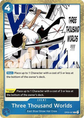 Three Thousand Worlds - OP03-057 - Rare (Jolly Roger Foil) - The Best