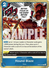 Hound Blaze - OP05-057 - Rare (Jolly Roger Foil) - The Best