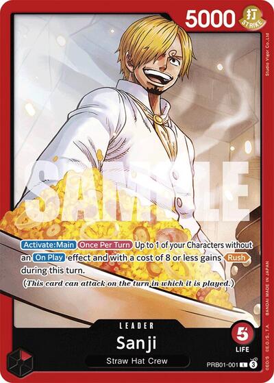 Sanji - PRB01-001 - Leader - The Best