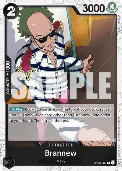 Brannew - OP03-089 - Rare (Jolly Roger Foil) - The Best