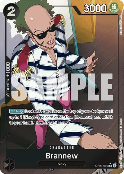 Brannew - OP03-089 - Rare (Full Art) - The Best