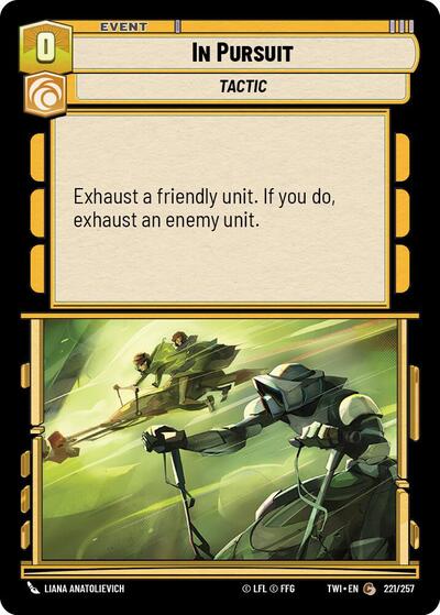In Pursuit - 221/257 - Common - Twilight of the Republic