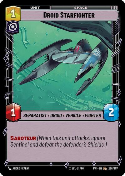 Droid Starfighter - 228/257 - Common - Twilight of the Republic