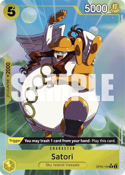 Satori - OP05-105 - Rare (Alternate Art) - The Best