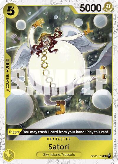 Satori - OP05-105 - Rare (Jolly Roger Foil) - The Best