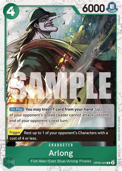 Arlong - OP06-023 - Rare (Jolly Roger Foil) - The Best