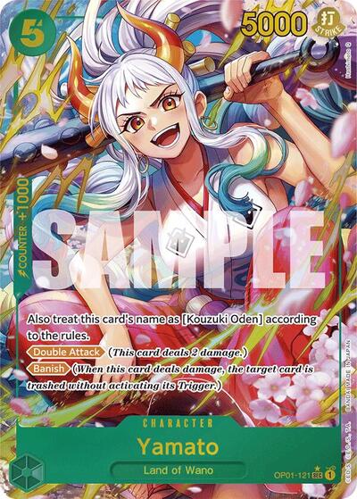 Yamato - OP01-121 - Secret Rare (Alternate Art) - The Best