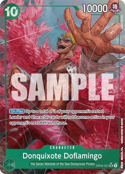 Donquixote Doflamingo - OP04-031 - Super Rare (Alternate Art) - The Best