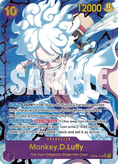 Monkey.D.Luffy - OP05-119 - Secret Rare (Alternate Art) - The Best