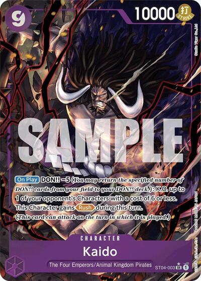 Kaido - ST04-003 - Super Rare (Alternate Art) - The Best