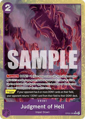 Judgment of Hell - OP02-089 - Rare (Alternate Art) - The Best