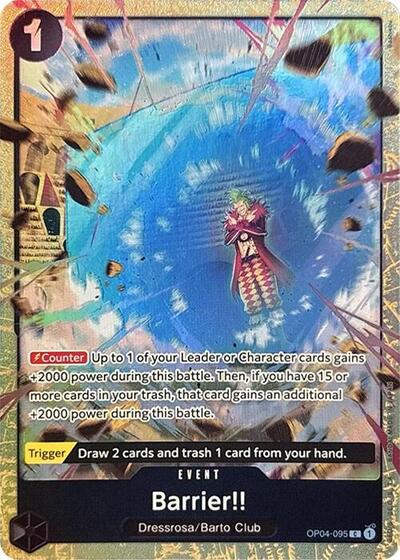 Barrier!! - OP04-095 - Common (Premium Card Collection -Best Selection Vol. 2-) - One Piece Promotion Cards