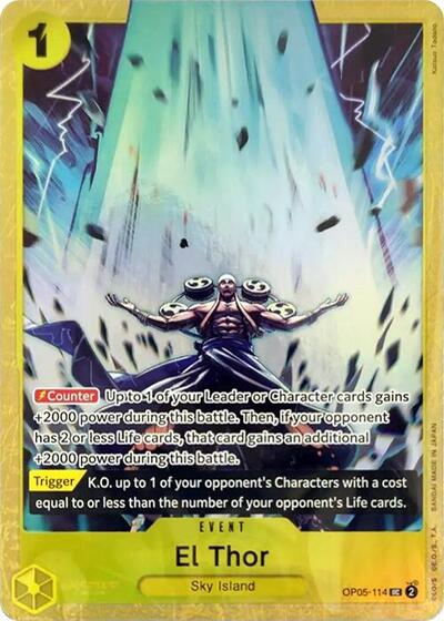 El Thor - OP05-114 - Uncommon (Premium Card Collection -Best Selection Vol. 2-) - One Piece Promotion Cards