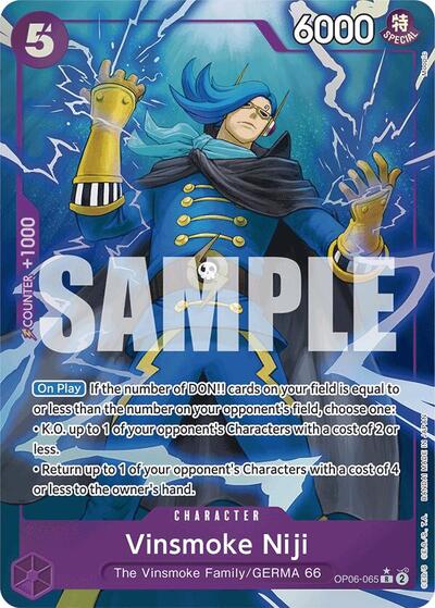 Vinsmoke Niji - OP06-065 - Rare (Full Art) - The Best