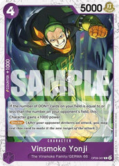 Vinsmoke Yonji - OP06-067 - Rare (Jolly Roger Foil) - The Best