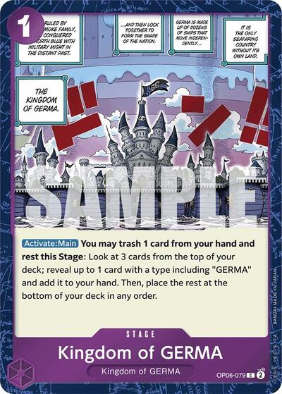 Kingdom of GERMA - OP06-079 - Common (Jolly Roger Foil) - The Best